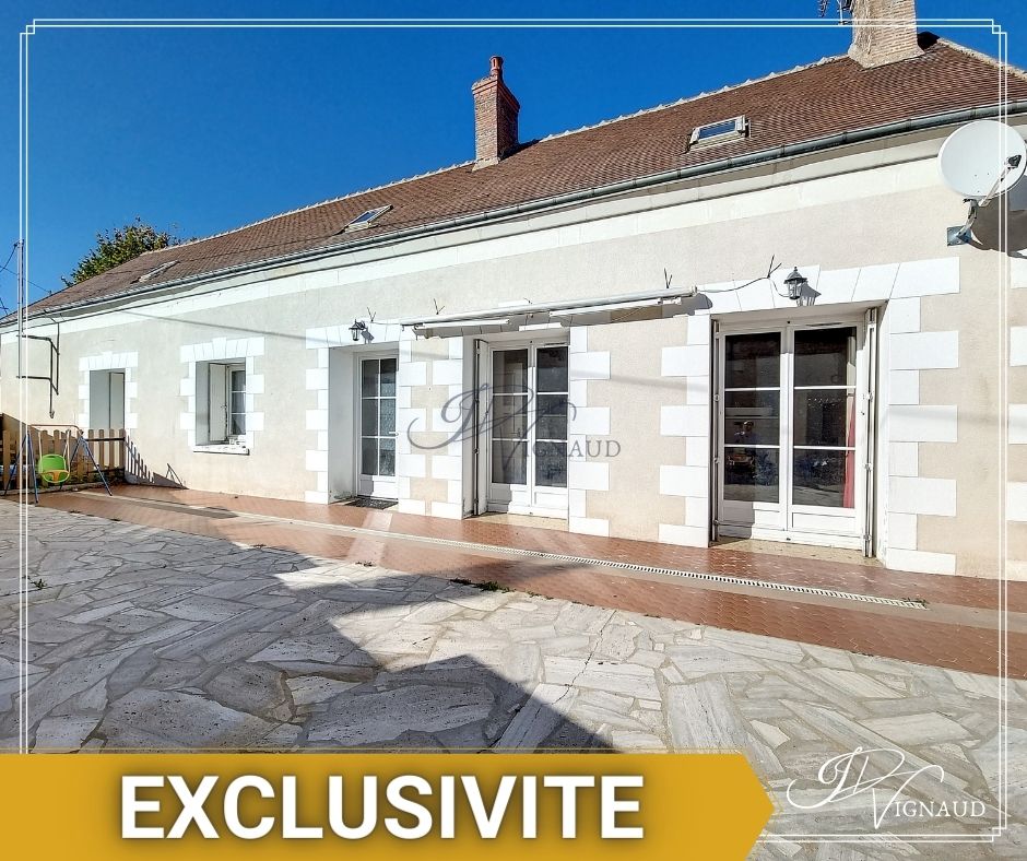 Exclusivité Francueil Bléré Immobilier longère piscine chenonceau