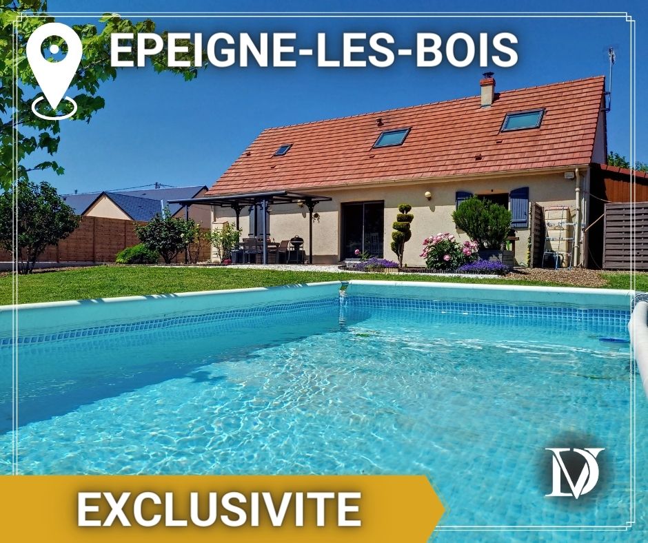 Exclusivité Francueil Bléré Immobilier longère piscine chenonceau