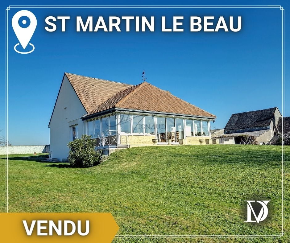 A vendre maison saint martin le beau exclusivité agence contemporain grand jardin, maison familiale, lumineux, baie vitrée