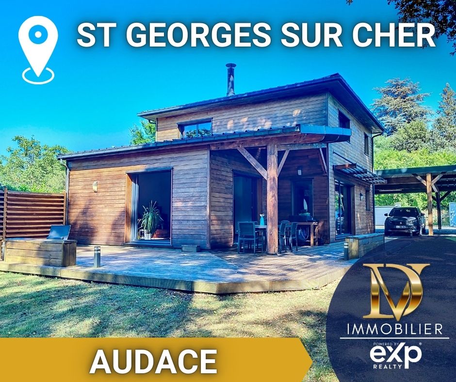 Maison bois cntemporaine St Georges sur Cher